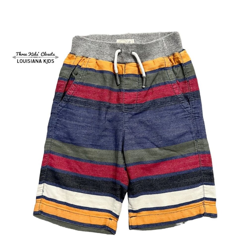 Peek XS (4-5Y) Multi Striped Noah Shorts